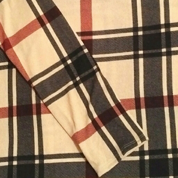 HP♥Ten 6 Ten Crewneck L/S Plaid Top - ONLY XL LEFT - Picture 4 of 6